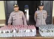 Operasi Malam Polsek Babat: 187 Botol Arak Bali Disita Dari Rumah Warga