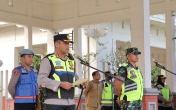 Polres Lamongan Apel Kerahkan Personel, Jaga Ketertiban Pengesahan Warga Baru PSHT 2025