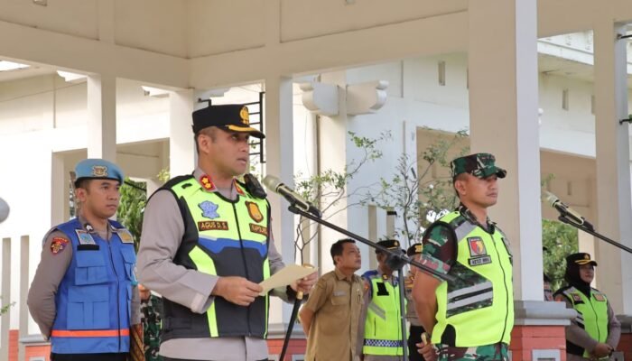 Polres Lamongan Apel Kerahkan Personel, Jaga Ketertiban Pengesahan Warga Baru PSHT 2025