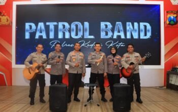 Polres Kediri Kota Bentuk Patrol Band, Cara Humanis Sampaikan Pesan Kamtibmas