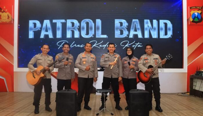 Polres Kediri Kota Bentuk Patrol Band, Cara Humanis Sampaikan Pesan Kamtibmas