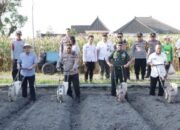 Wujudkan Ketahanan Pangan, Polres Kediri Tanam Jagung Serentak Kuartal III