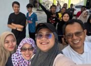 Dispussip Bojonegoro Jalan Santai Bareng Pegawai: Sehat Solid Semangat