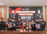 Kurang dari 24 Jam, 6 Pelaku Pengeroyokan Antar Perguruan Silat Diamankan Polres Kediri