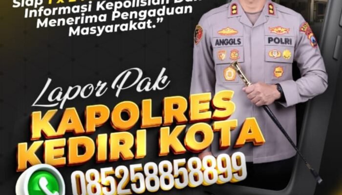 Lapor Pak Kapolres : Media Komunikasi Masyarakat dan Kapolres Kediri Kota