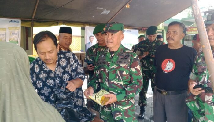 TNI Dan Bulog Bersinergi, Wujudkan Kedaulatan Pangan Di Lamongan