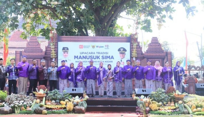 Kapolres Kediri Kota Hadiri Upacara Tradisi Manusuk Sima 2025