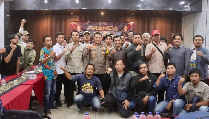 Perkuat Sinergitas Melalui Piramida Kapolres Probolinggo Ajak Awak Media Jaga Kamtibmas