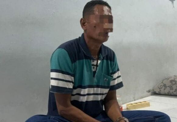 Pelarian Usai Merenggut Masa Depan Remaja Pria 50 Tahun Dibekuk Polres Lamongan