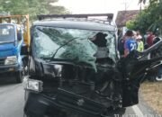 Dua Mobil Pikup dan Satu Motor Kecelakaan Adu Banteng di Balen Bojonegoro, 5 Orang Luka-Luka