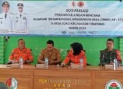TMMD 125 Bojonegoro, TNI dan BPBD Sosialisasi Mitigasi Bencana