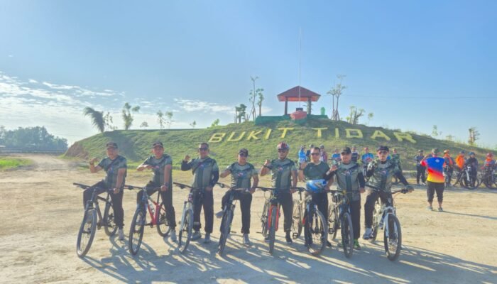 Gowes Bersama Dandim Lamongn Harmoni Silaturahmi Dan Semangat Hidup Sehat Di Bumi Lamongan