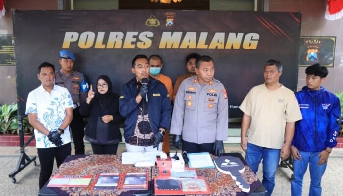Kurang dari 24 Jam, Polres Malang Berhasil Amankan Tersangka Pencurian Mobil
