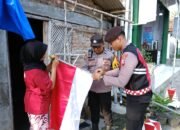 Semarak HUT RI ke-80, Polres Kediri Ajak Masyarakat Kibarkan Merah Putih