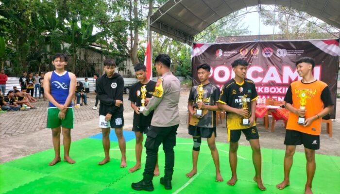 Kickboxing Perdana Meriahkan Kejurcam Balen, Atlet Muda Banjir Prestasi