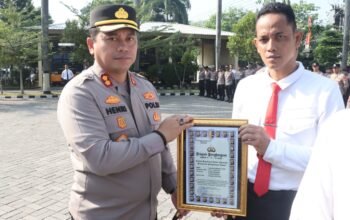 Kapolres Nganjuk Apresiasi 30 Personel Berprestasi Ungkap Sejumlah Kasus Menonjol pada Apel Jam Pimpinan
