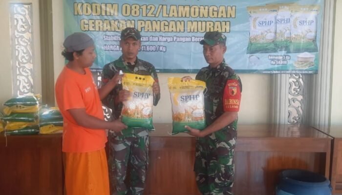 Koramil Pucuk dan Bulog Gelar Pasar Murah Wujud Kepedulian Nyata Untuk Rakyat Kecil