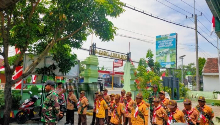 Dalam Rangka Perkuat Nasionalisme Sejak Dini,Koramil Tikung Mendapat Kunjungan Siswa Siswa SD