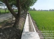 Kualitas Material U-ditch di Desa Lengkong Balen Dipertanyakan, Dinas Diharapkan Ada Ketegasan