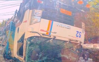 Kecelakaan Tunggal di Ngraho Bojonegoro, Truk Muat Bata Ringan Terguling di Turunan Ekstrem