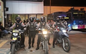TNI Polri Bersatu, Patroli Skala Besar Jaga Kedamaian Lamongan