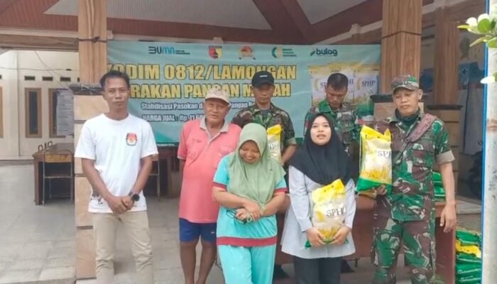 TNI Hadir Di Tengah Rakyat Koramil Pucuk Gelar Pasar Murah, Warga Rasakan Berkah Seperti Panen Sendiri