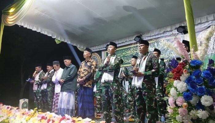 Lantunan Religi Tim Hadrah Kodim Lamongan Menyentuh Kalbu Warga Kelagensrampat
