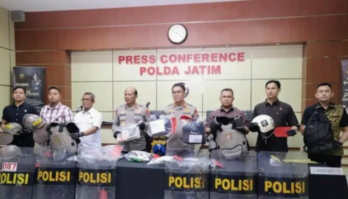 ‎Polda Jatim Ungkap Dalang Aksi Anarkis Di 10 Kota, Kerugian Negara Tembus Rp 256 Miliar