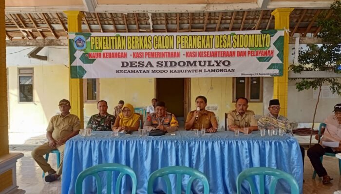 Muspika Kawal Seleksi Calon Perangkat Desa Sidomulyo, Wujud Komitmen Untuk Pelayanan Desa yang Lebih Baik