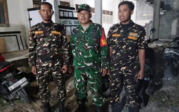 Sinergi Harmonis Di Pesisir Brondong Koramil Brondong Bersama Banser Perkuat Stabilitas Wilayah