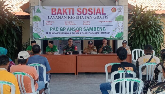 ‎Koramil Sambeng Dukung Layanan Kesehatan Gratis Sambut Hari Santri Nasional