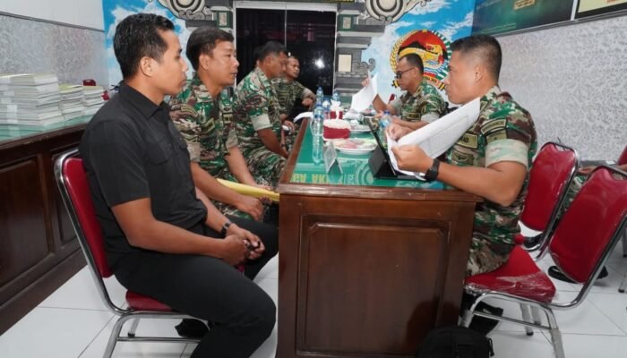 Menjaga Akuntabilitas, Kodim Lamongan Terima Kunjungan Tim Dalproggar Kodam V/Brawijaya