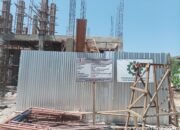 Proyek Gedung Koramil Kanor, Dibiayai APBD Bojonegoro Abaikan K3