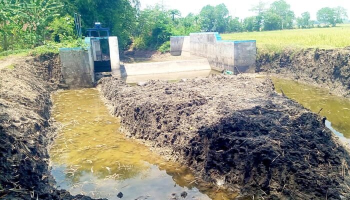 Uang Rakyat Dibuat Mainan, Proyek Bronjong Karangdinoyo Bojonegoro Mangkrak