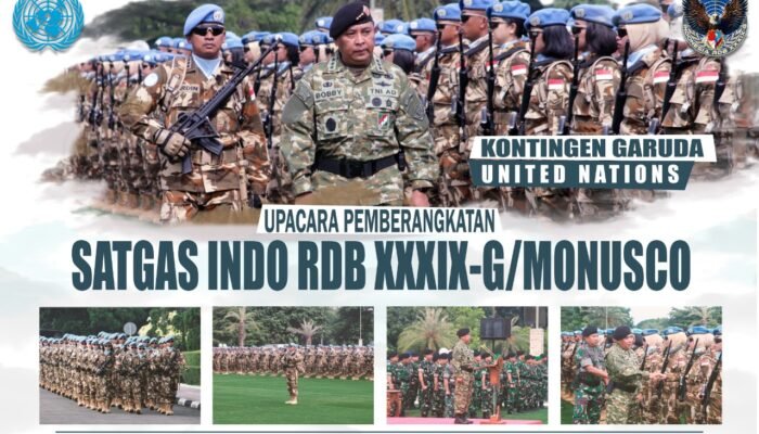 850 Prajurit TNI Berangkat ke Kongo Bawa Nama Baik Indonesia di Kancah Dunia