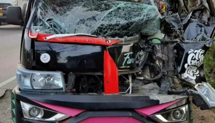 ‎Tragedi Di Jalan Raya Lamongan, Pickup muatan Merpati Balap Oleng, Hantam Truk Tronton, Satu Orang Luka
