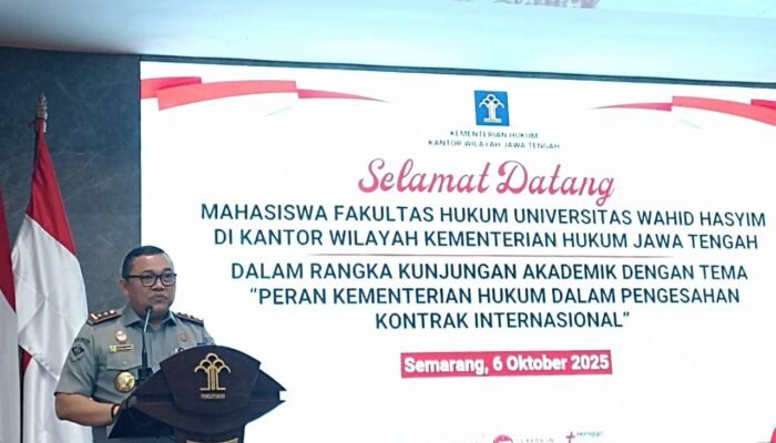 Mahasiswa Hukum UNWAHAS Kupas Peran Kemenkum Jateng dalam Pengesahan Kontrak Internasional