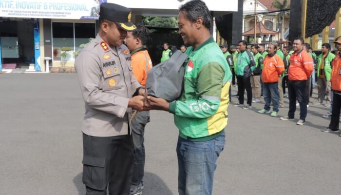Kapolres Lamongan Ajak Komunitas Ojol Jadi Mitra Strategis Jaga Kamtibmas