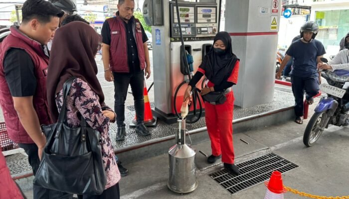 BBM Diduga Tercampur Air, Polresta Sidoarjo Lakukan Sidak Mendadak ke SPBU