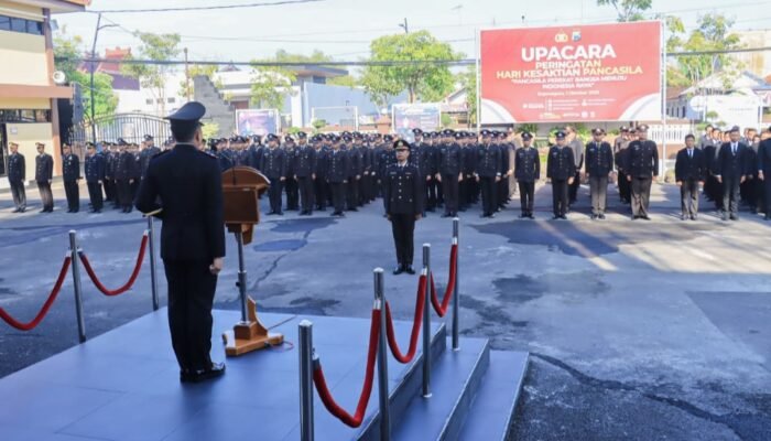 Polres Bojonegoro Gelar Upacara Peringatan Hari Kesaktian Pancasila