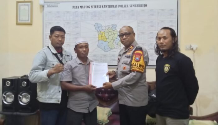 PSHT Ranting Sumberrejo Serahkan Legalitas Resmi Ke Polsek