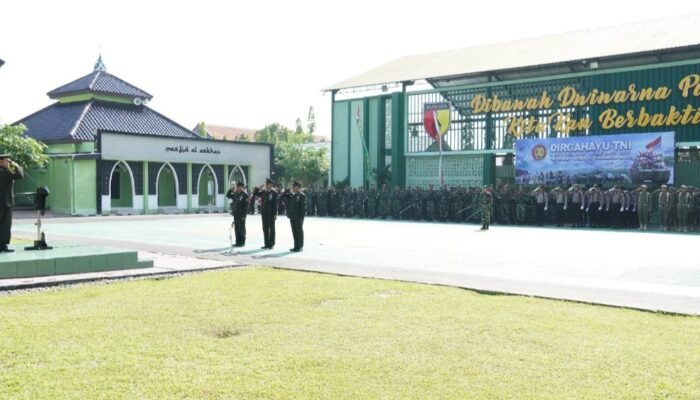 Kodim Bojonegoro Gelar Upacara Peringatan HUT Ke-80 TNI