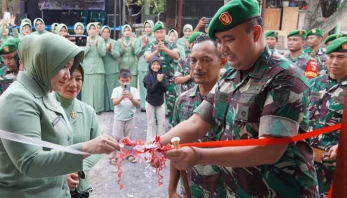Kunjungi Koramil Kanor, Dandim Bojonegoro Resmikan Musholla Sangkan Paran
