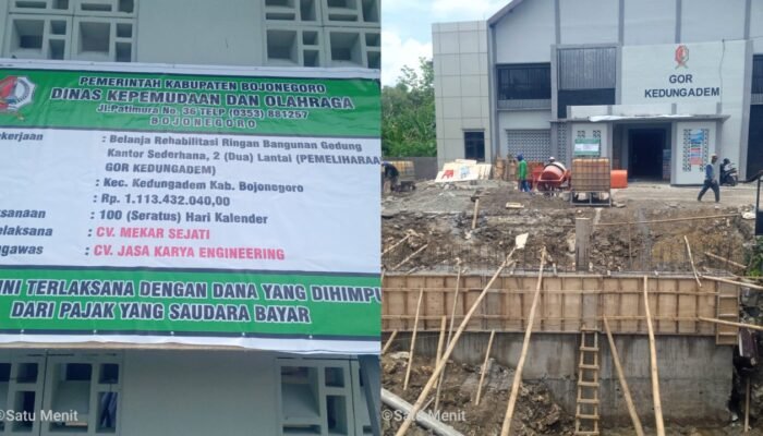 GOR Kedungadem Bermasalah Lagi, Kabid PPTK Dispora Pilih Diam, Warga Curiga Ada Main Mata