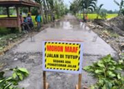 Jalan Rusak di Sambongrejo Bojonegoro Akhirnya Dibangun Rigid Beton