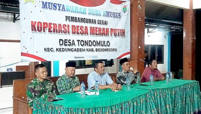 Rapat Penuh Mufakat: Tondomulo Bojonegoro Tetapkan Lokasi Gerai KDMP