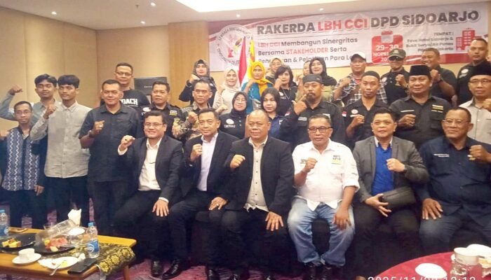 Sinergi Besar, LBH CCI Sidoarjo Kumpulkan Stakeholder Penting di Rakerda 2025