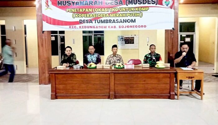 Sah, Tanah Kas Desa Jadi Lokasi Koperasi Merah Putih Tumbrasanom Bojonegoro