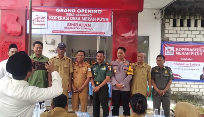 ‎Gerai Sembako Desa Merah Putih Resmi Dibuka, Ekonomi Warga Sarirejo Kian Menguat