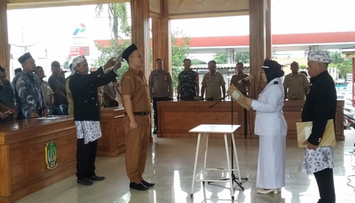 ‎Danramil Modo Hadiri Pengambilan Sumpah Jabatan Kepala Dusun Nguwok